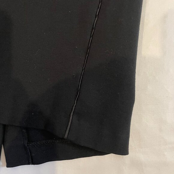 A New Day Size 16 Ponte Knit Pencil Skirt Black Exposed Back Zipper - Picture 3 of 10